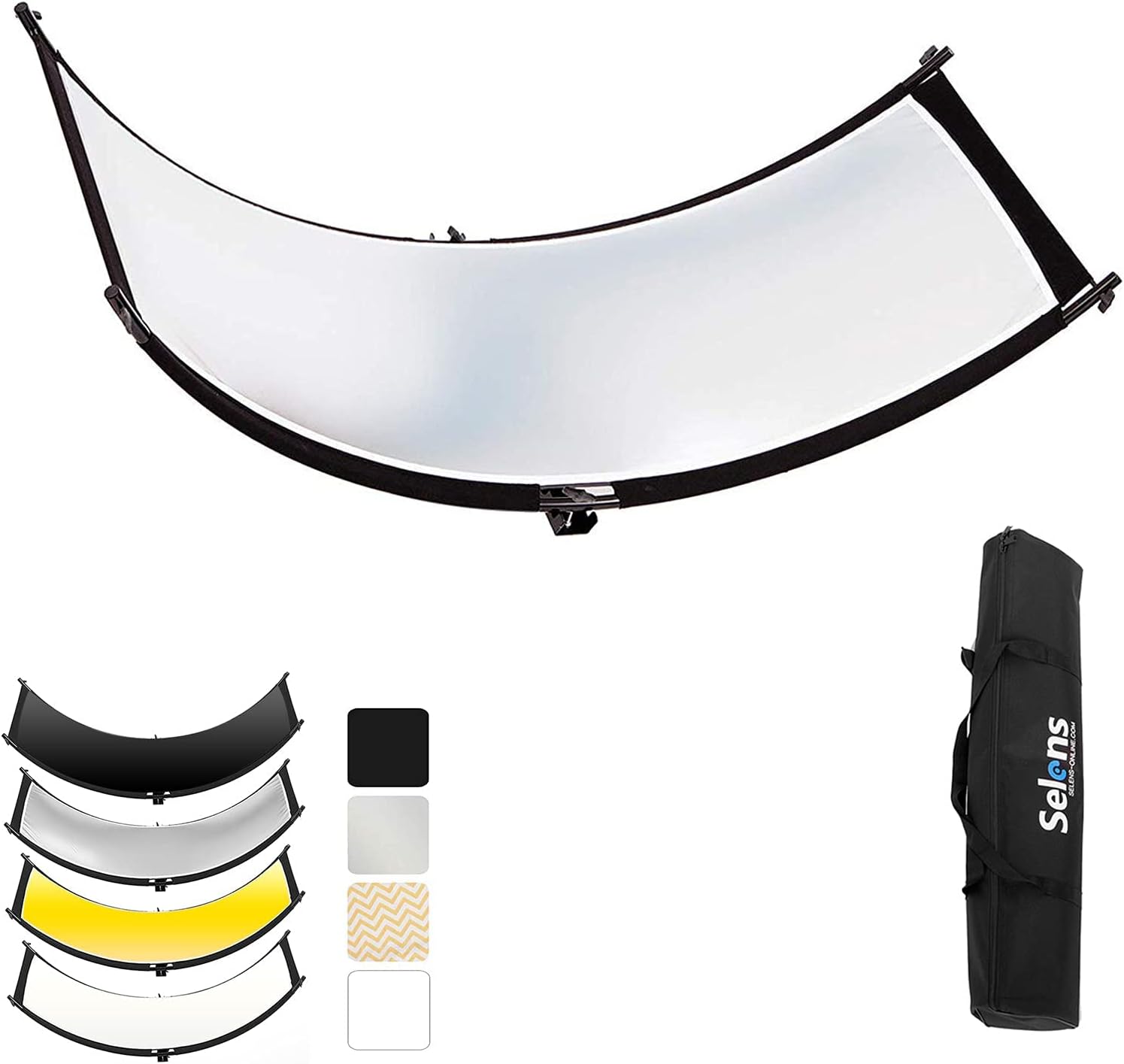 Selens Curved Reflector Clamshell Light Reflector for Photography