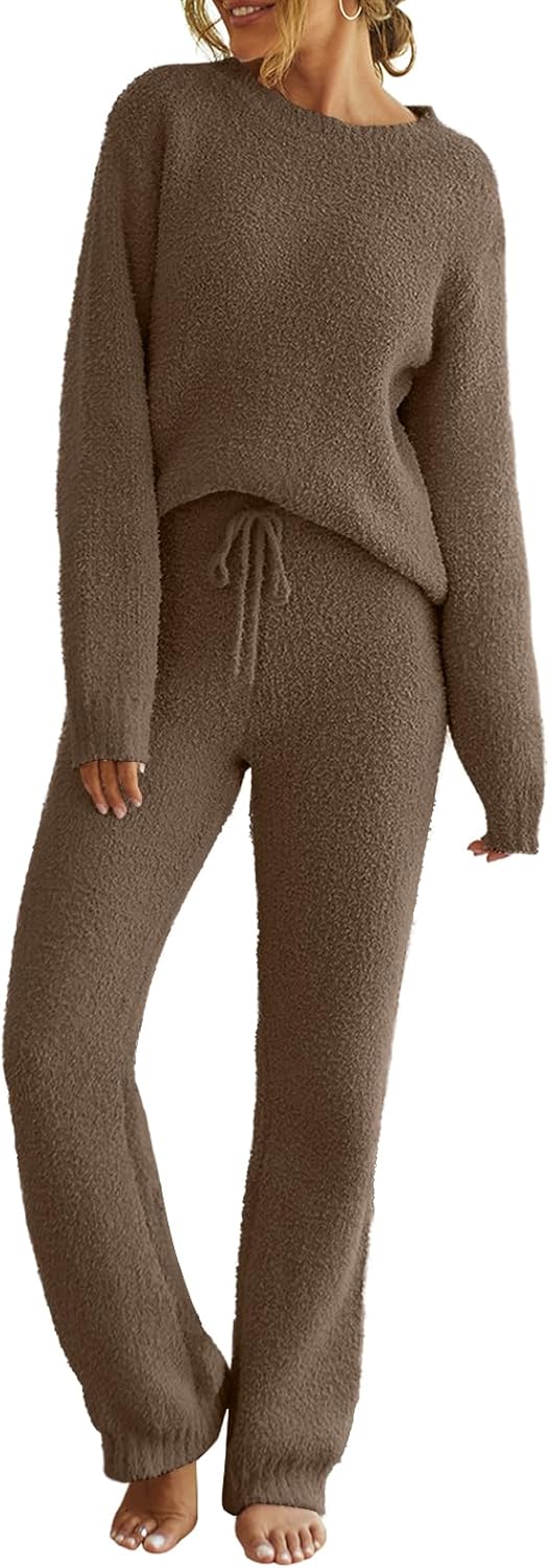 Cozy Fleece Pajama Sets for Women - Perfect Fall Lounge Wear