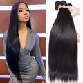 Beautymoon 12A Peruvian Hair Bundles 20 22 24 26 in - Straight Remy
