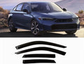 Tape-On Window Visors 4-Piece for 2022-2025 Honda Civic Sedan - Smoke