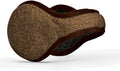 Men's Wool Behind-the-Head Ear Warmer Brown Herringbone - Warm