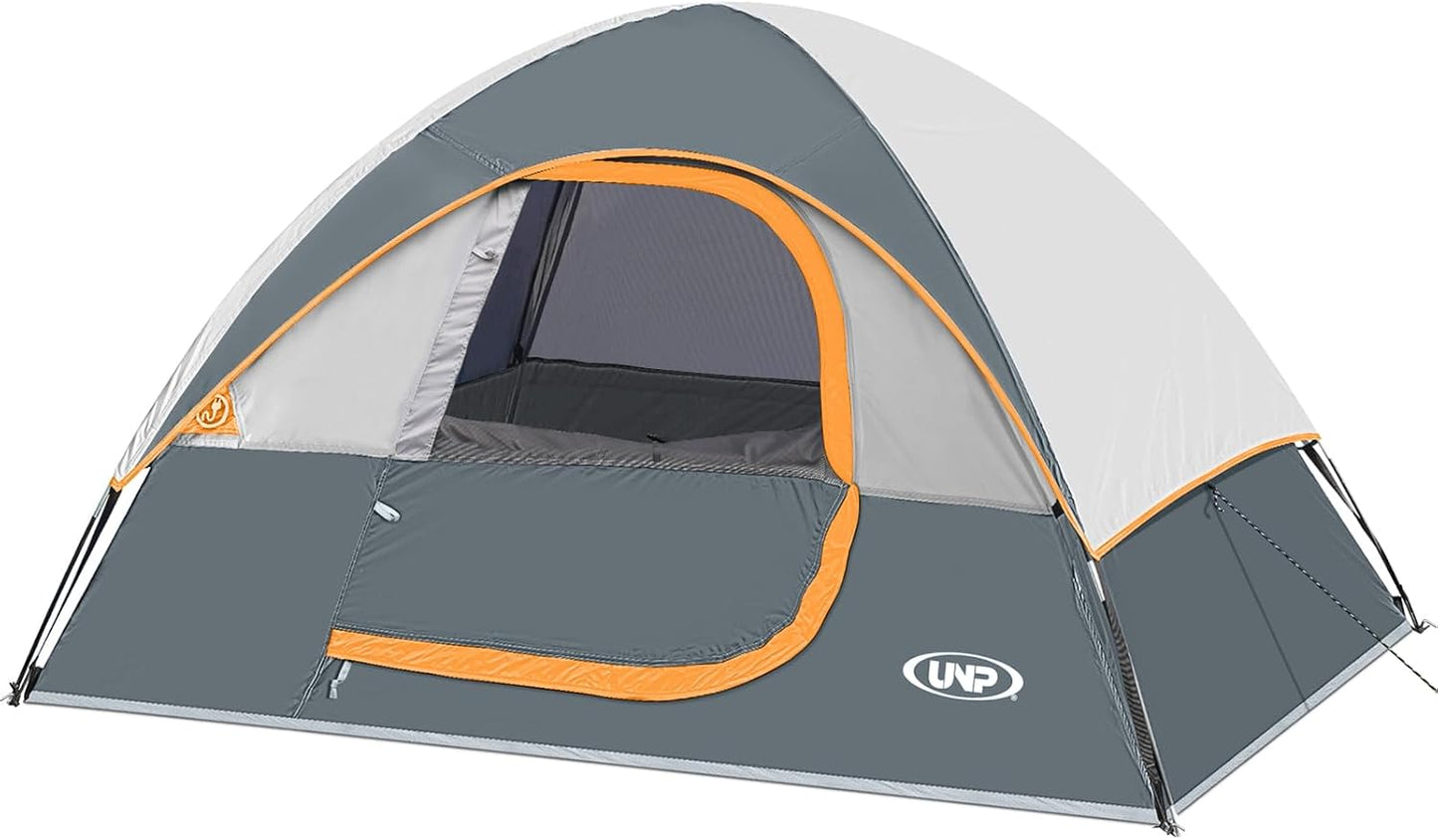 Camping Tent 4 Person Waterproof Windproof Easy Setup Dome Tent