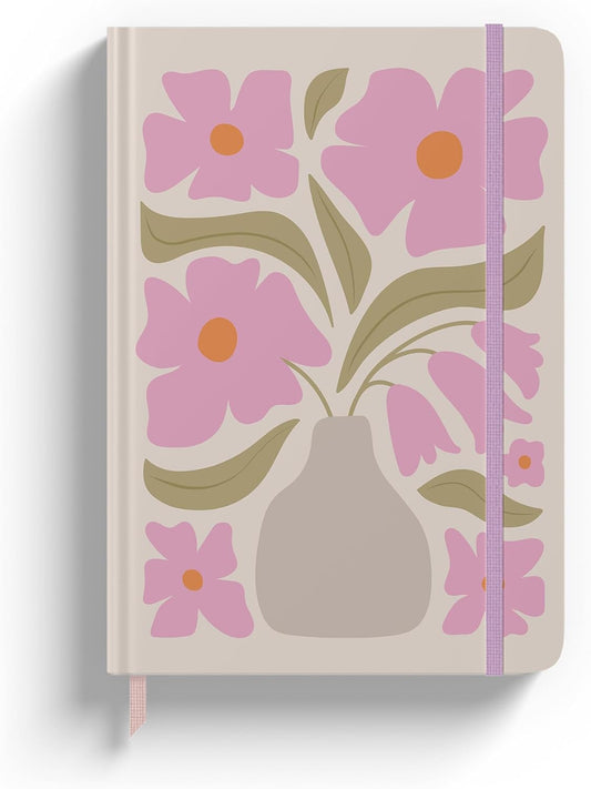 Rileys & Co Quirky Floral Journal - Compact 240 Page Notebook