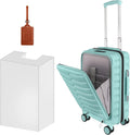 Airline Approved Carry On 22in Spinner Luggage - Front Pocket Access