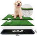 Dog Grass Pad with Tray Small 23in x 16in - Indoor Dog Potty