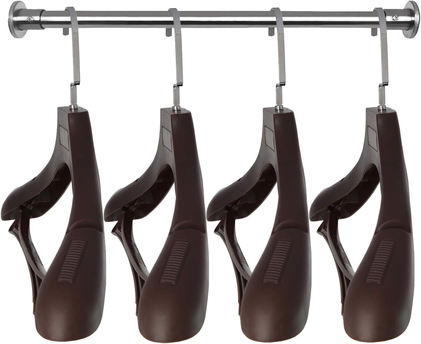 DEDU Suit Hangers for Men 15 Pack Extra Wide Non Slip Design