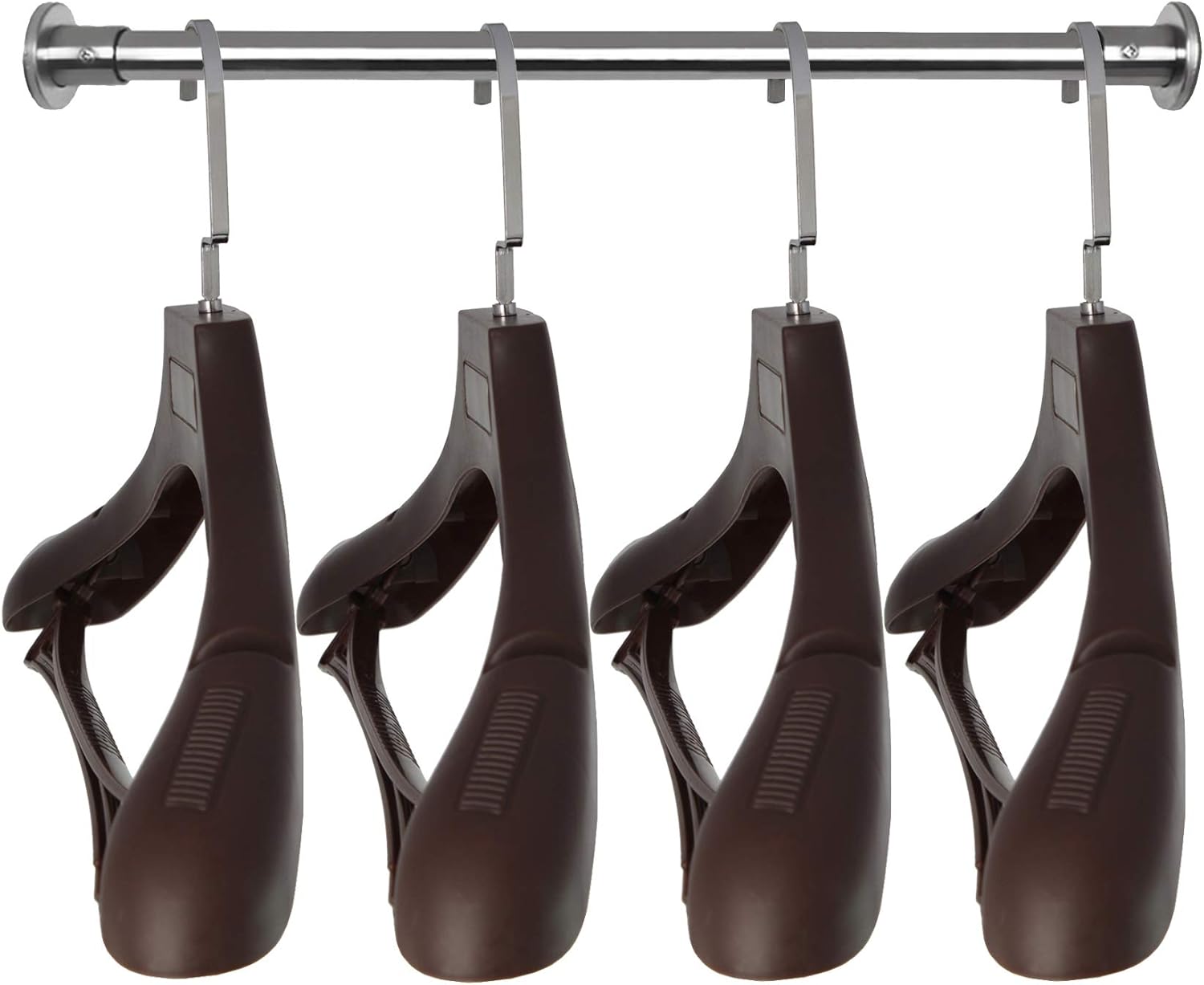 DEDU Suit Hangers for Men 15 Pack Extra Wide Non Slip Design