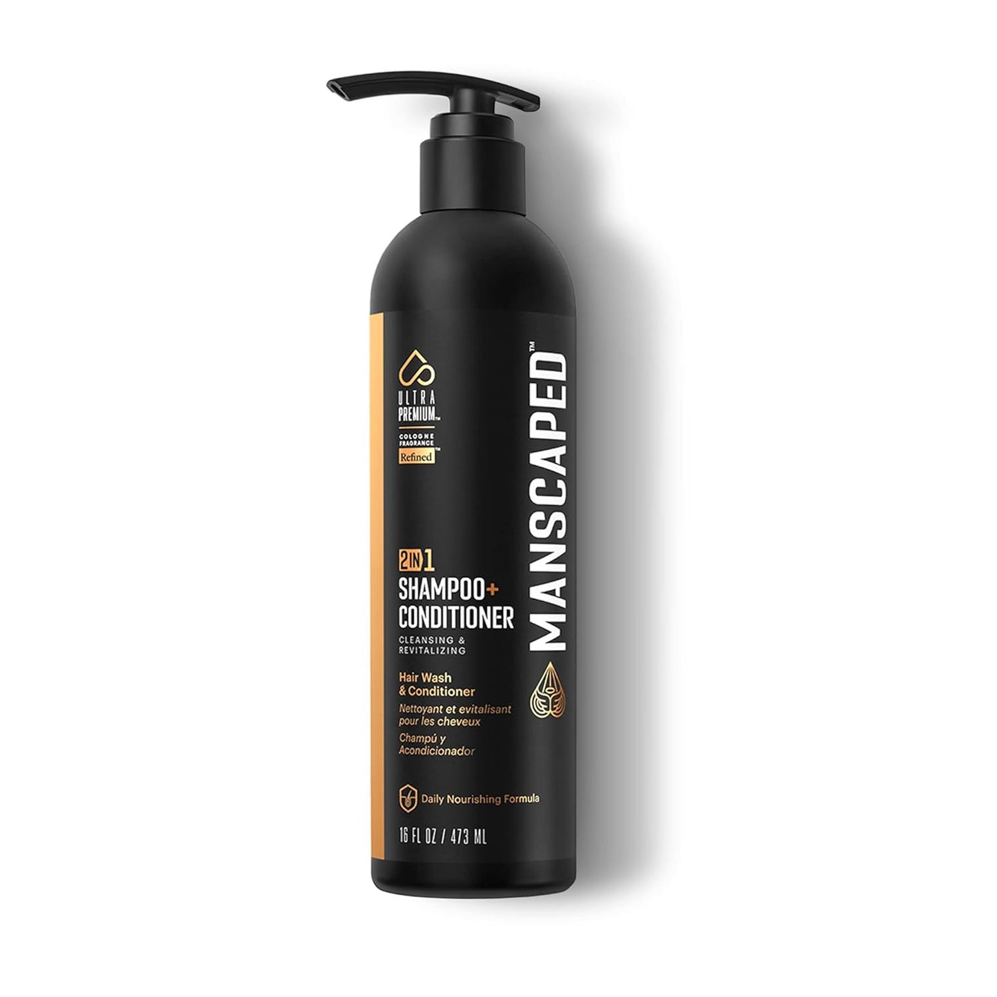 MANSCAPED 2-In-1 Shampoo & Conditioner - Nourishing Sea Kelp Blend