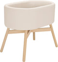 Capsule Bassinet in Vegan Ivory Leather - Wipeable Newborn Bed