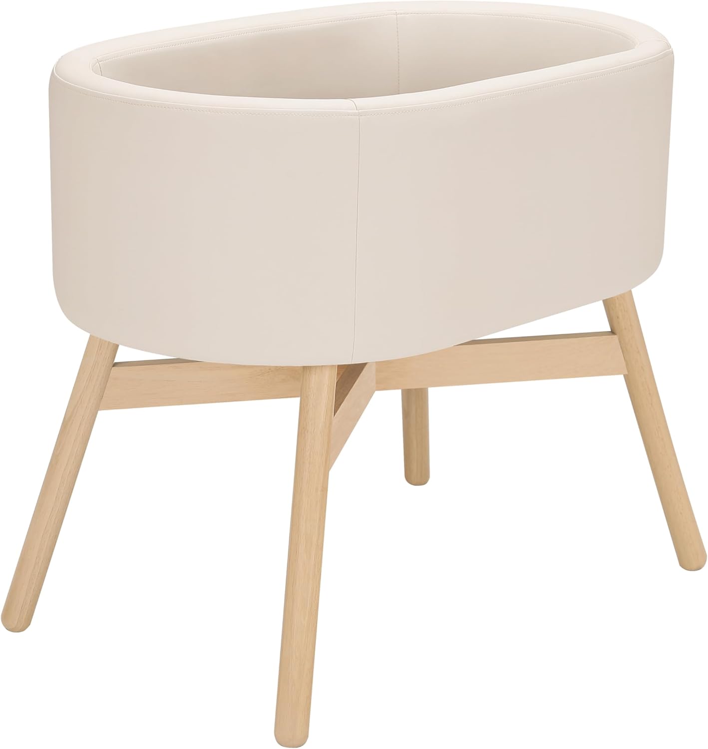 babyletto x GATHRE Capsule Bassinet: Vegan Leather & Safe Design
