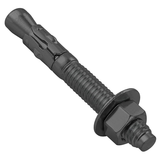 100Pcs 3/8x3 Inch Heavy-Duty Wedge Anchors for Concrete