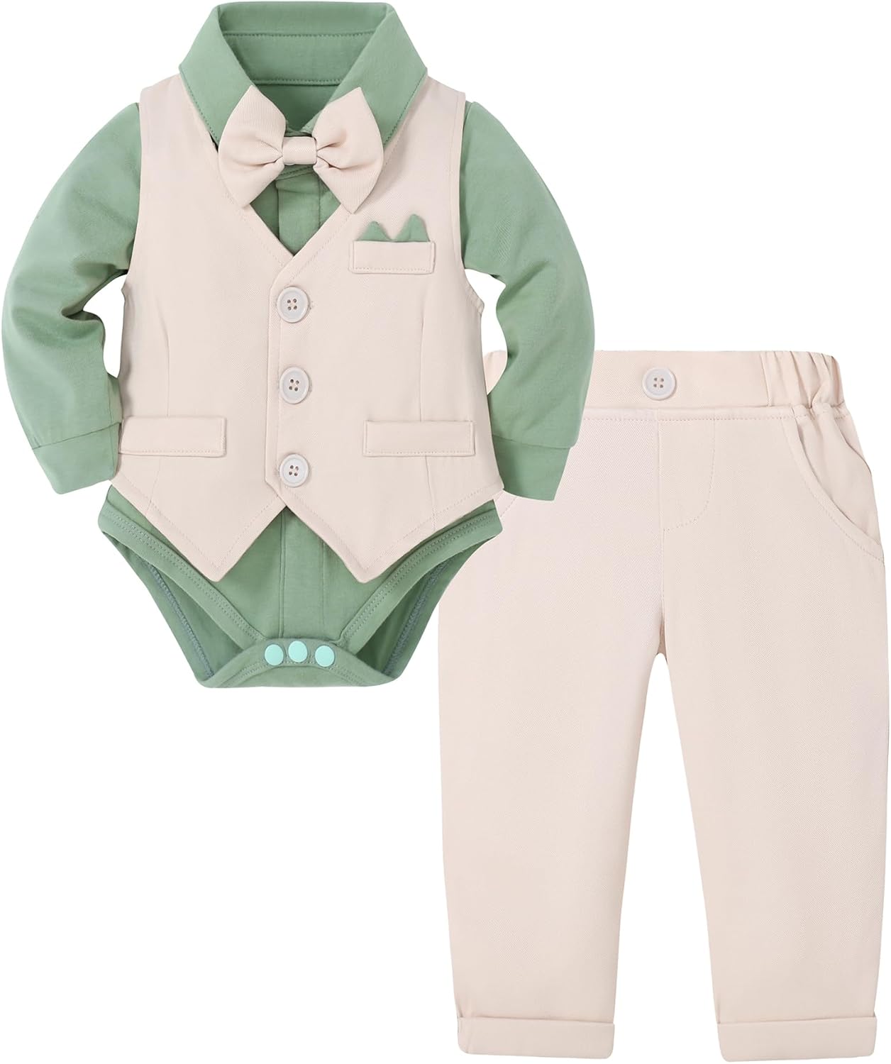 YALLET Baby Boy Clothes Suit for 0-24 Months Formal Wear