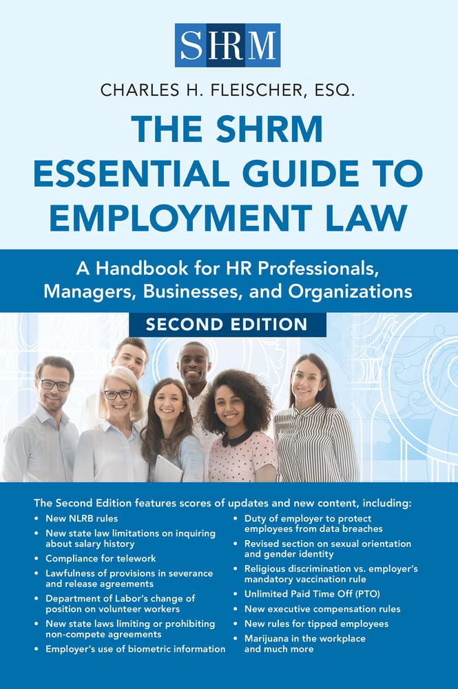 The SHRM Essential Guide to Employment Law for HR Professionals