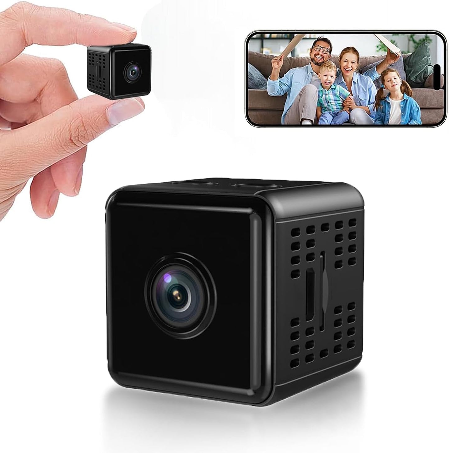 1080P HD Hidden Cameras with Night Vision for Home Security