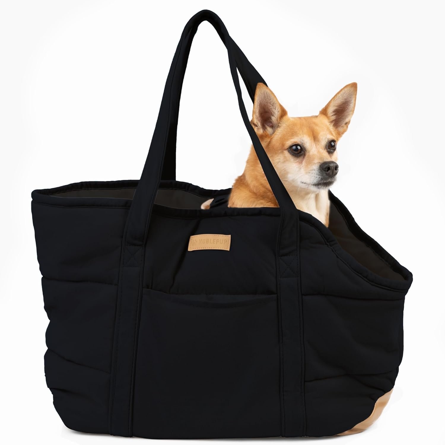 NoblePup Cozy Plush Dog Purse Carrier for Small Dogs and Puppies