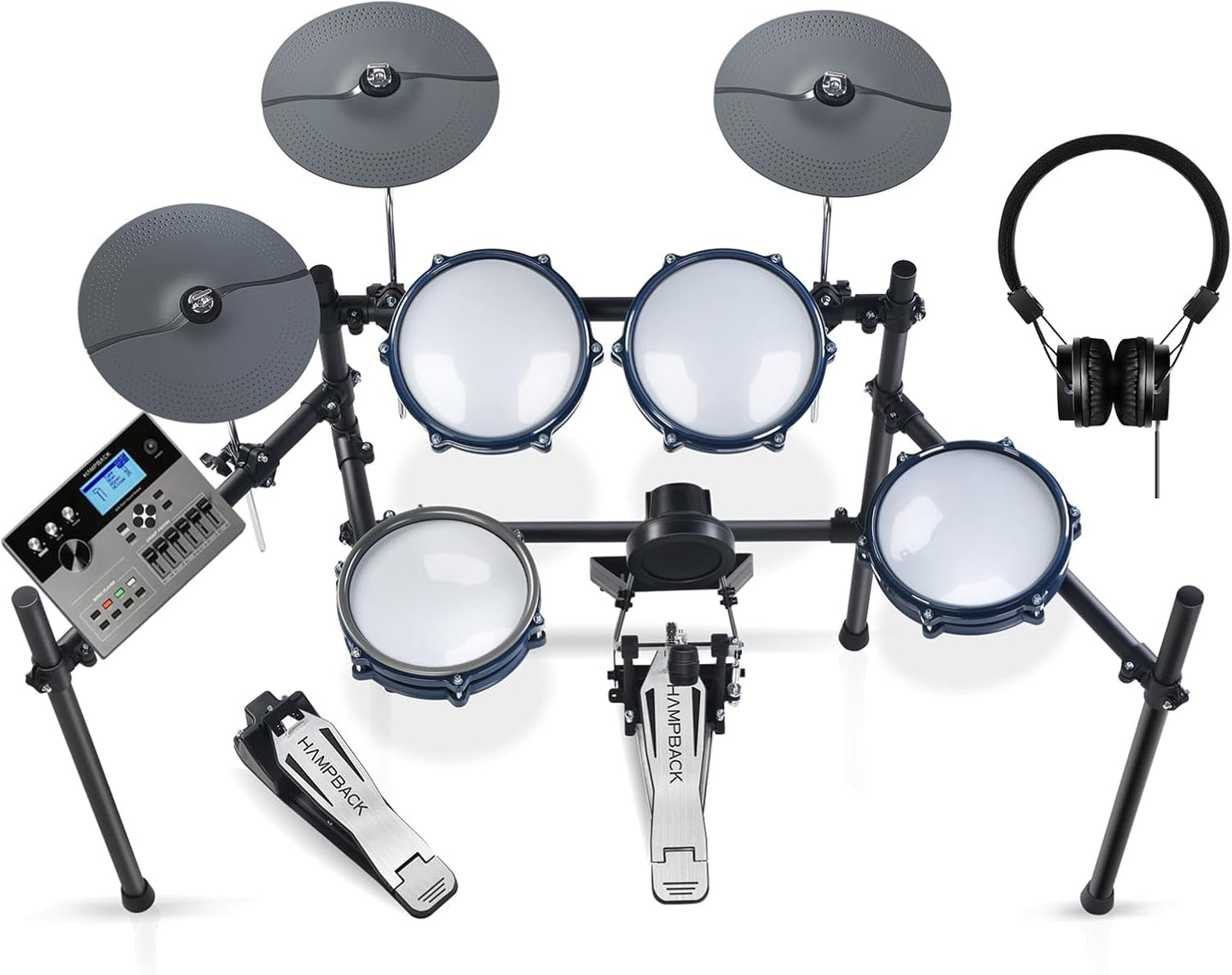 ACE-307 Electric Drum Set for Beginners with Mesh Pads