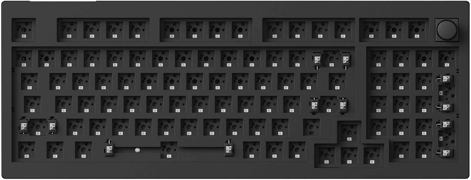 Keychron V5 Max Custom Mechanical Keyboard: Hot-Swappable RGB Backlit