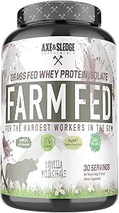 Grass-Fed Whey Protein Isolate with Digestive Enzymes for Health