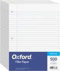 Oxford Filler Paper Wide Ruled 8 x 10-1/2, 500 Sheets - Stock Up
