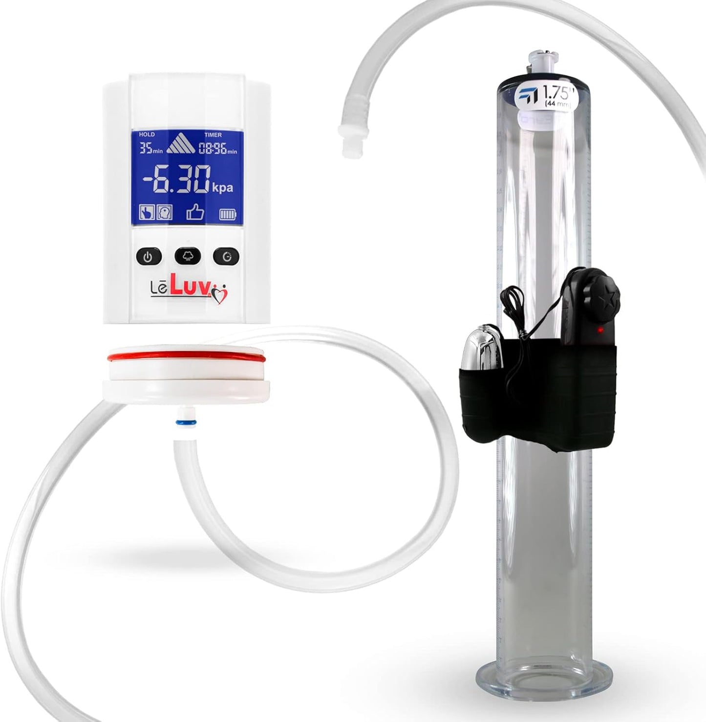 LeLuv iPump Smart LCD Head with Adapter for Ultimate Comfort