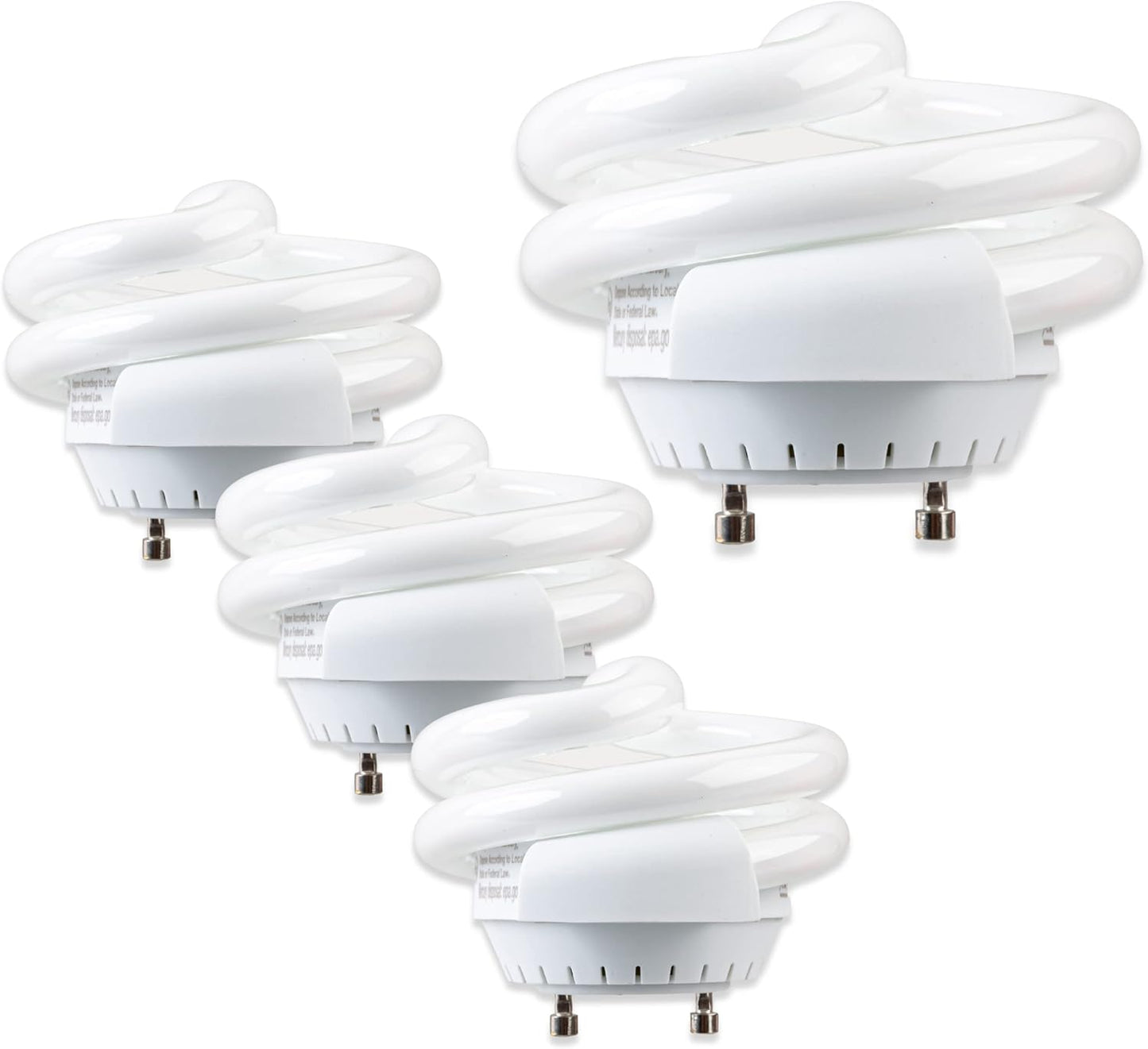 Energy-Efficient 13W T2 Spiral CFL GU24 Base Light Bulb