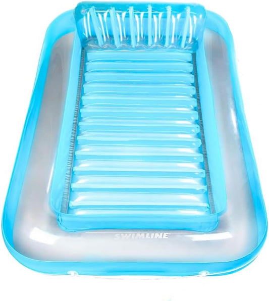 Suntan Tub Inflatable Tanning Lounge Float for Ultimate Relaxation