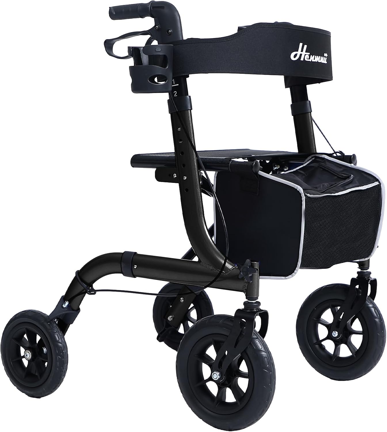 Lightweight Foldable All Terrain Rollator Walker for Seniors