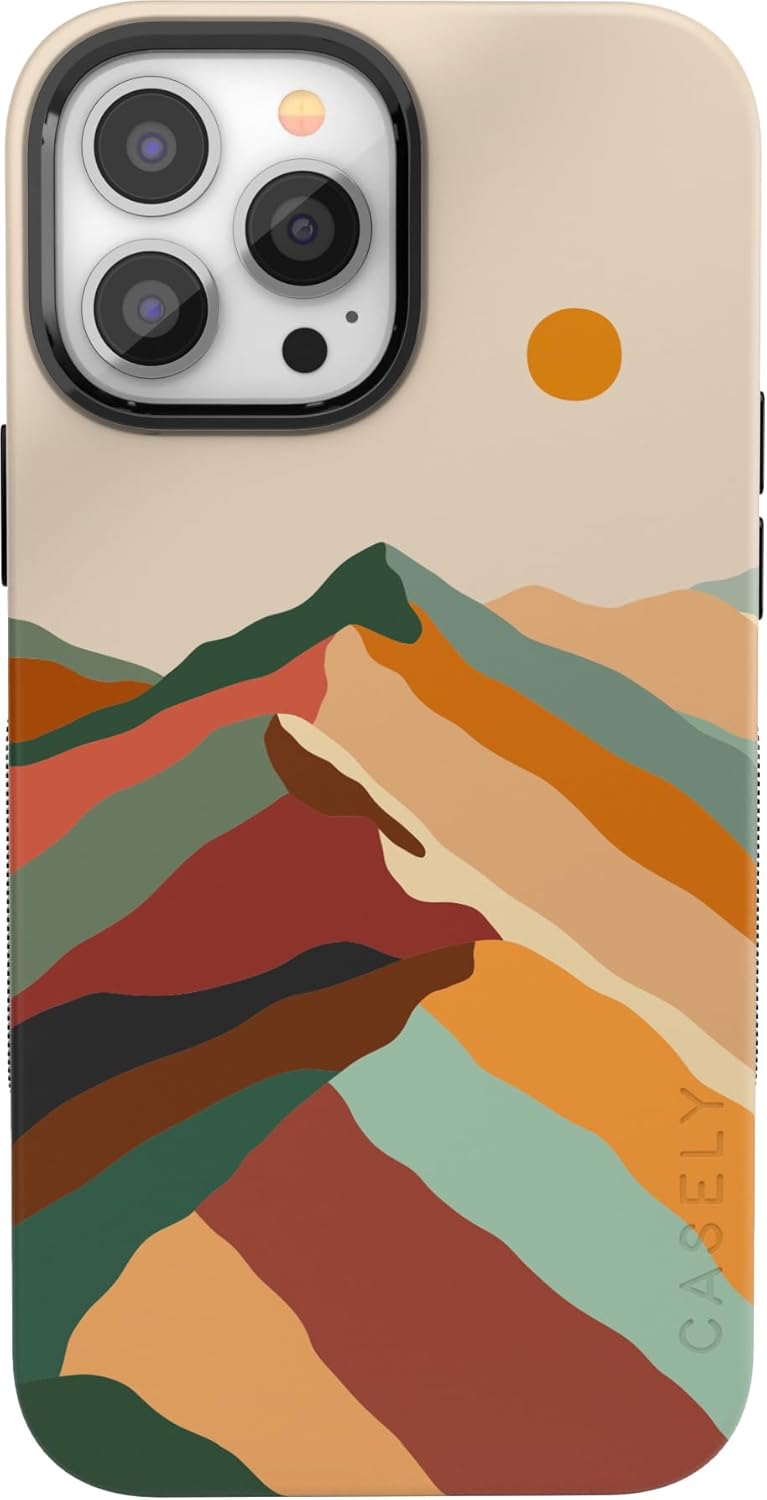 Casely iPhone 13 Pro Case - Magic Mountain Colorblock Design