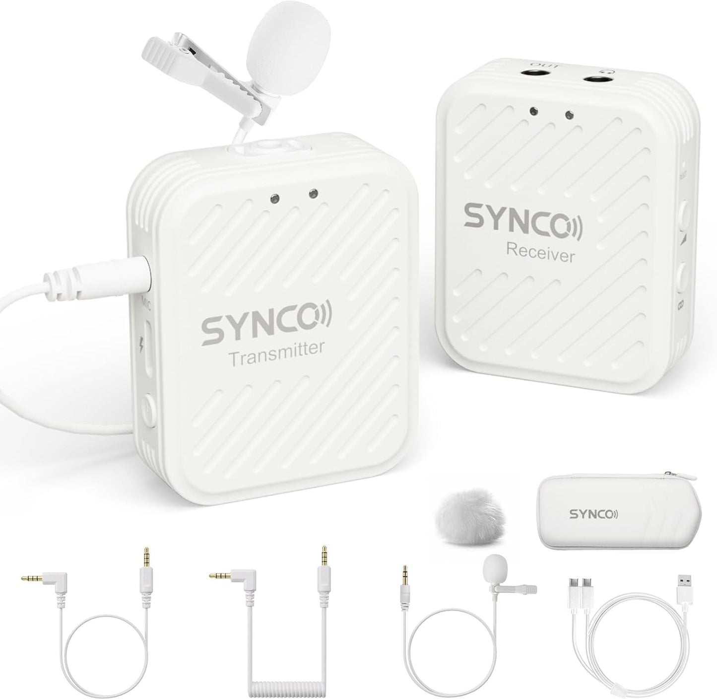 SYNCO Wireless Lavalier Microphone with 70m Transmission Range