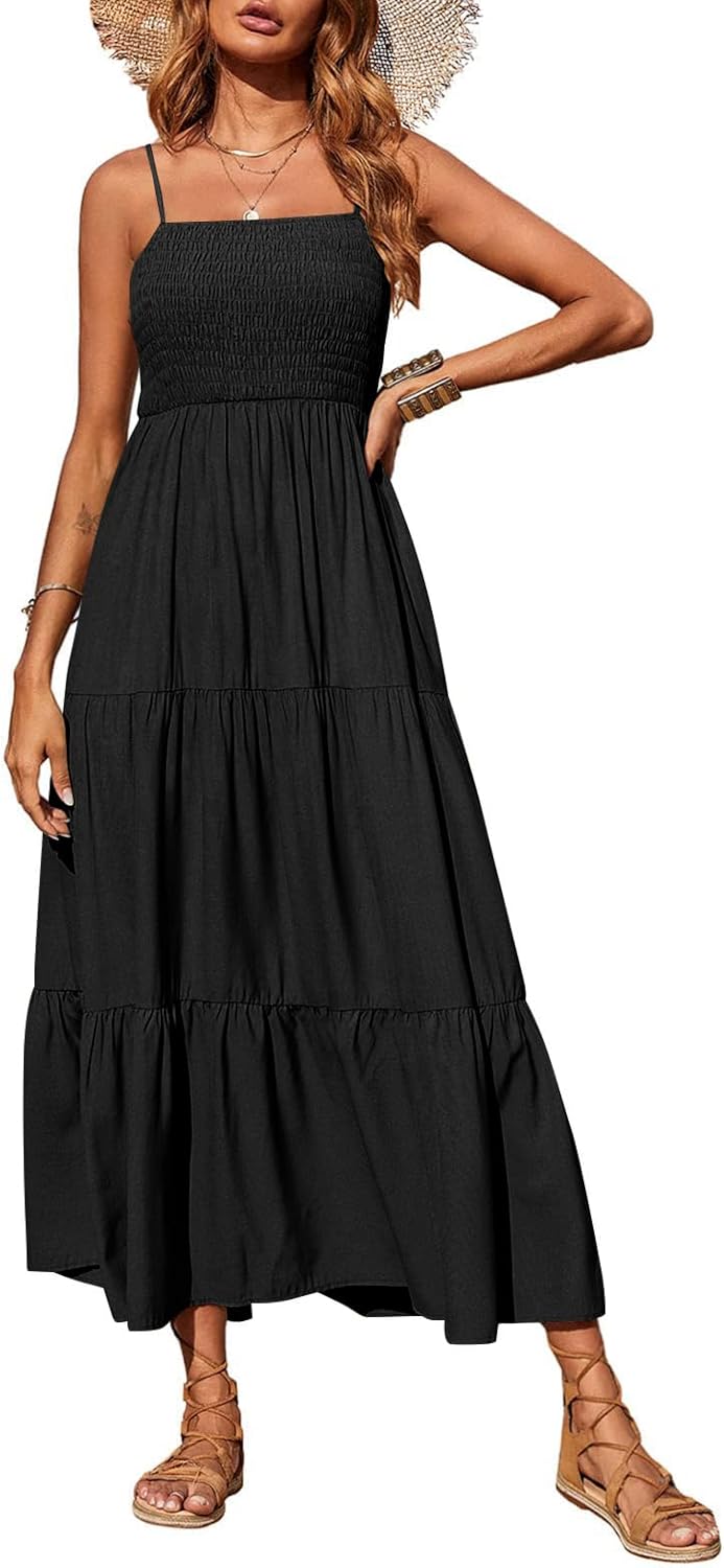 PRETTYGARDEN Women's Summer Maxi Dress for Casual Beach Wear