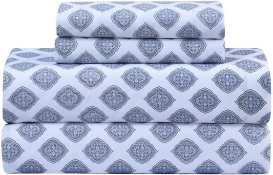 Softest 100% Cotton Sheets with Percale Weave for Comfort