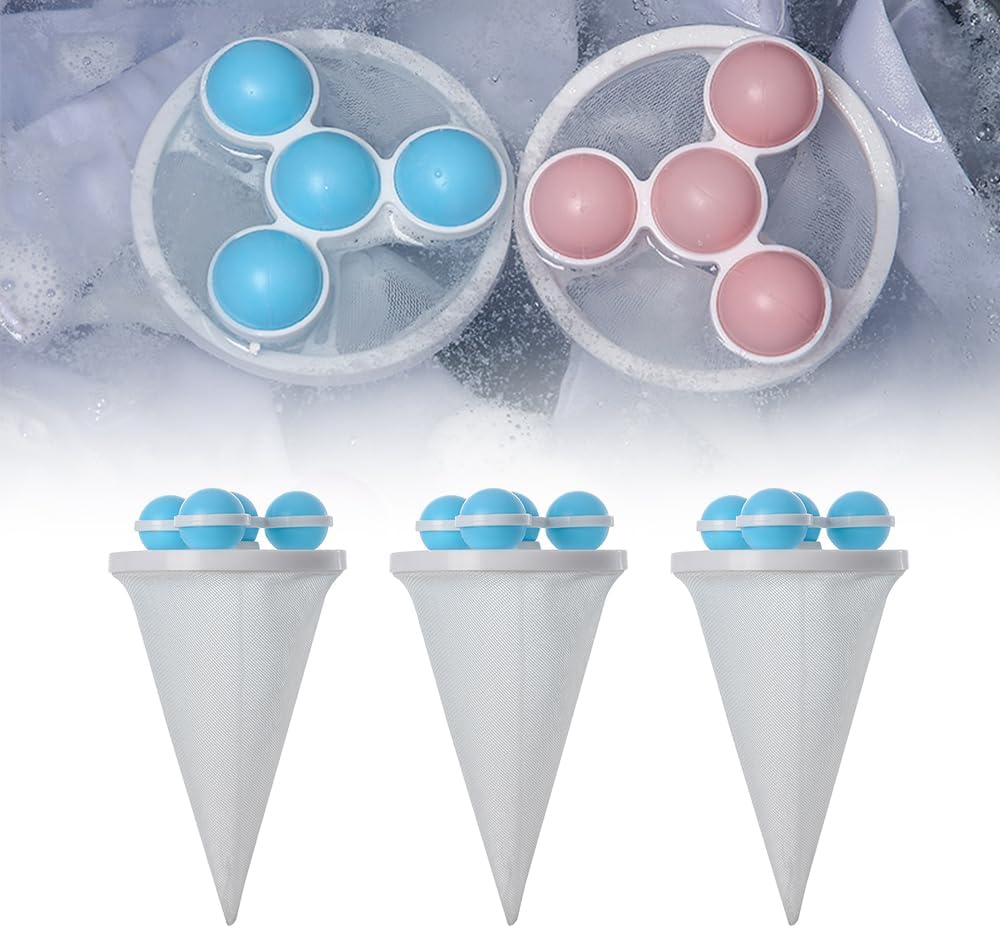 Reusable Pet Hair Remover - 3PCS Washing Machine Filter Bags