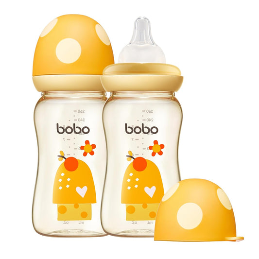 YOHKOH Anti-Colic Baby Bottles - Natural Nipple, Easy Cleanse