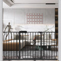 Extra Wide Baby Gate 57.48-62.20 in Walk Thru Pressure Mount - Auto