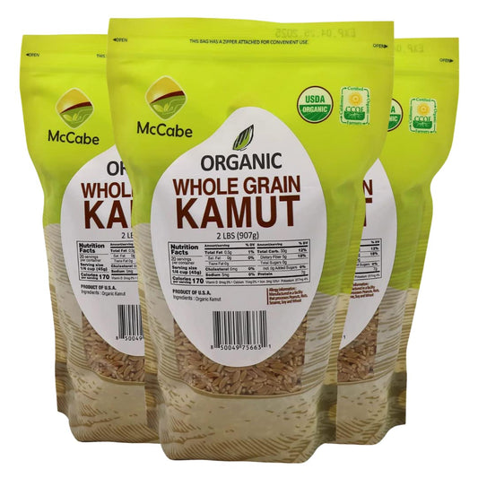 McCabe Organic Kamut Khorasan Wheat Berries - Nutrient Rich