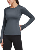 baleaf Thermal Shirts for Women Long Sleeve Fleece Tops - Warm