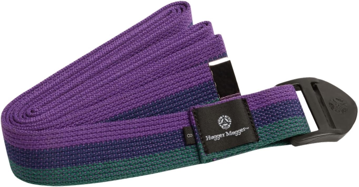 Hugger Mugger Cotton Yoga Strap - Strong, Quiet, Long