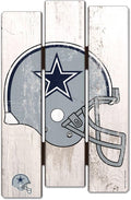 Wincraft NFL Wood Fence Sign - Rustic Fan Room Accent