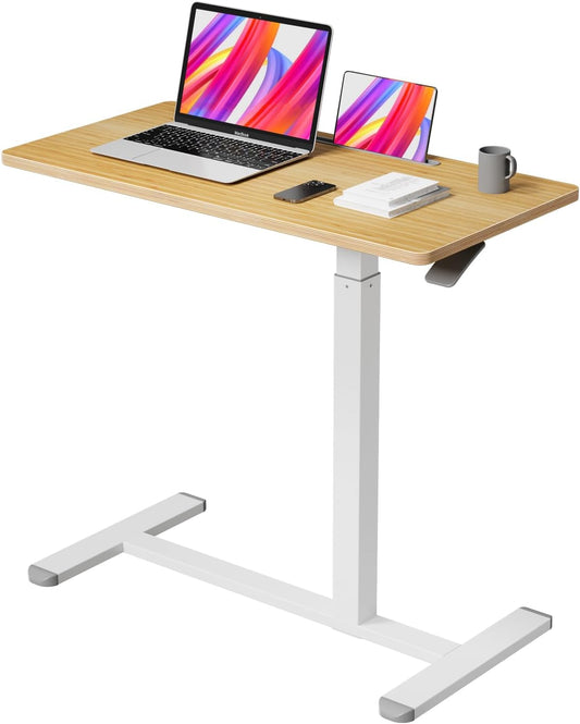 Pneumatic Mobile Standing Desk for Ultimate Portability!