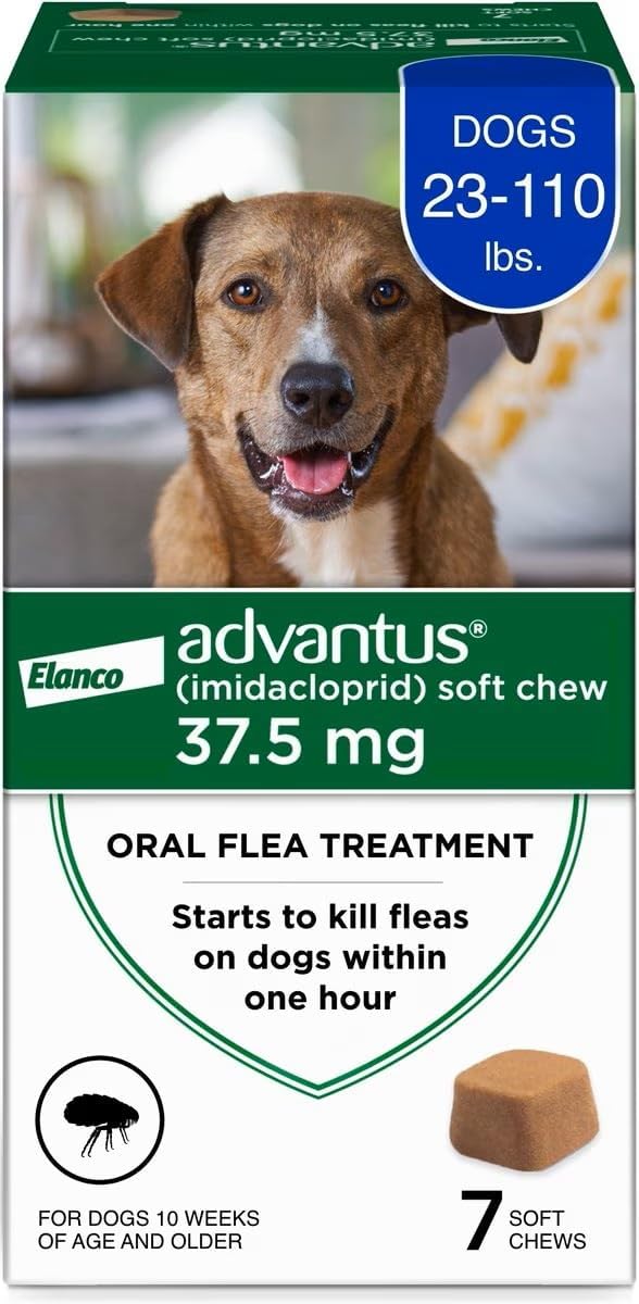Advantus Dog Fast Acting Oral Flea Treatment Soft Chews 7 ct