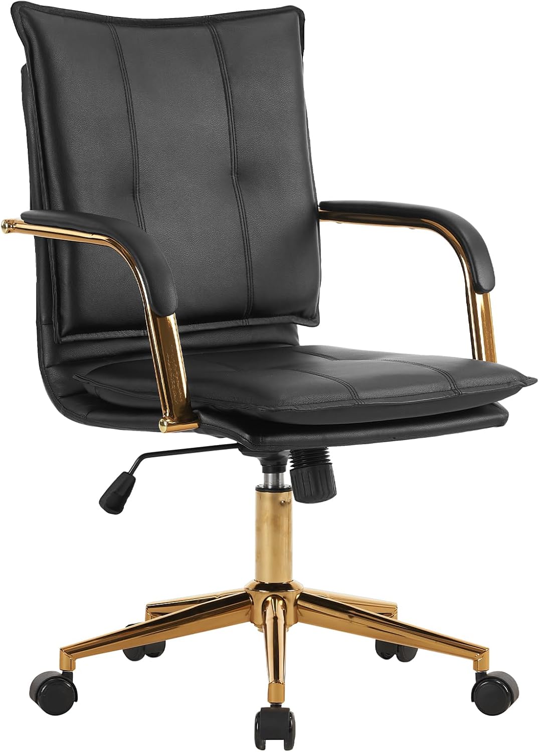 MOJAY Mid-Back Ergonomic Leather Office Desk Chair Review
