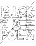 Pick a Poem: Typed or Written - 2021 Collection Kevin
