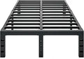 Vengarus Metal Platform Bed Frame 14 in Queen - Storage & No Box