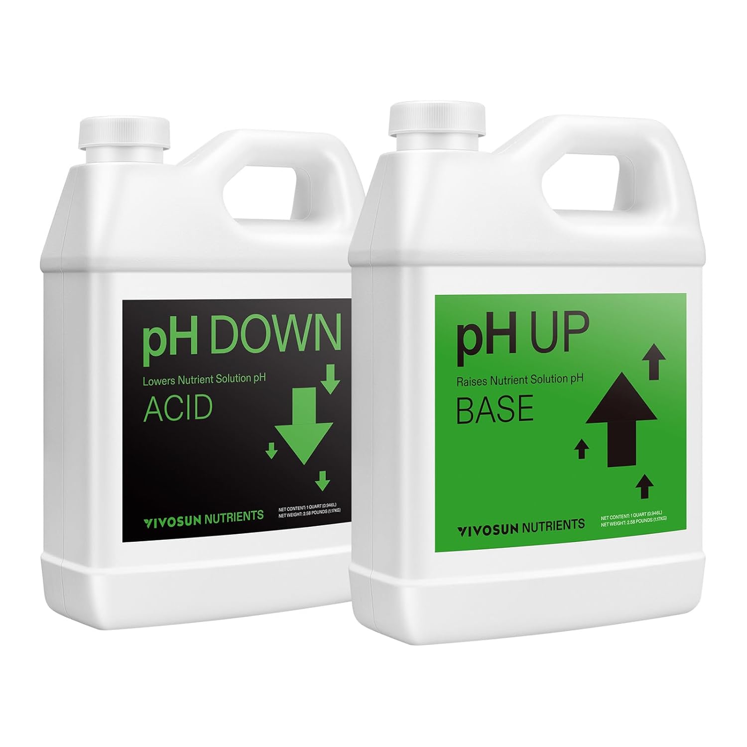 VIVOSUN pH Up & Down Kit for Optimal Nutrient Uptake in Plants