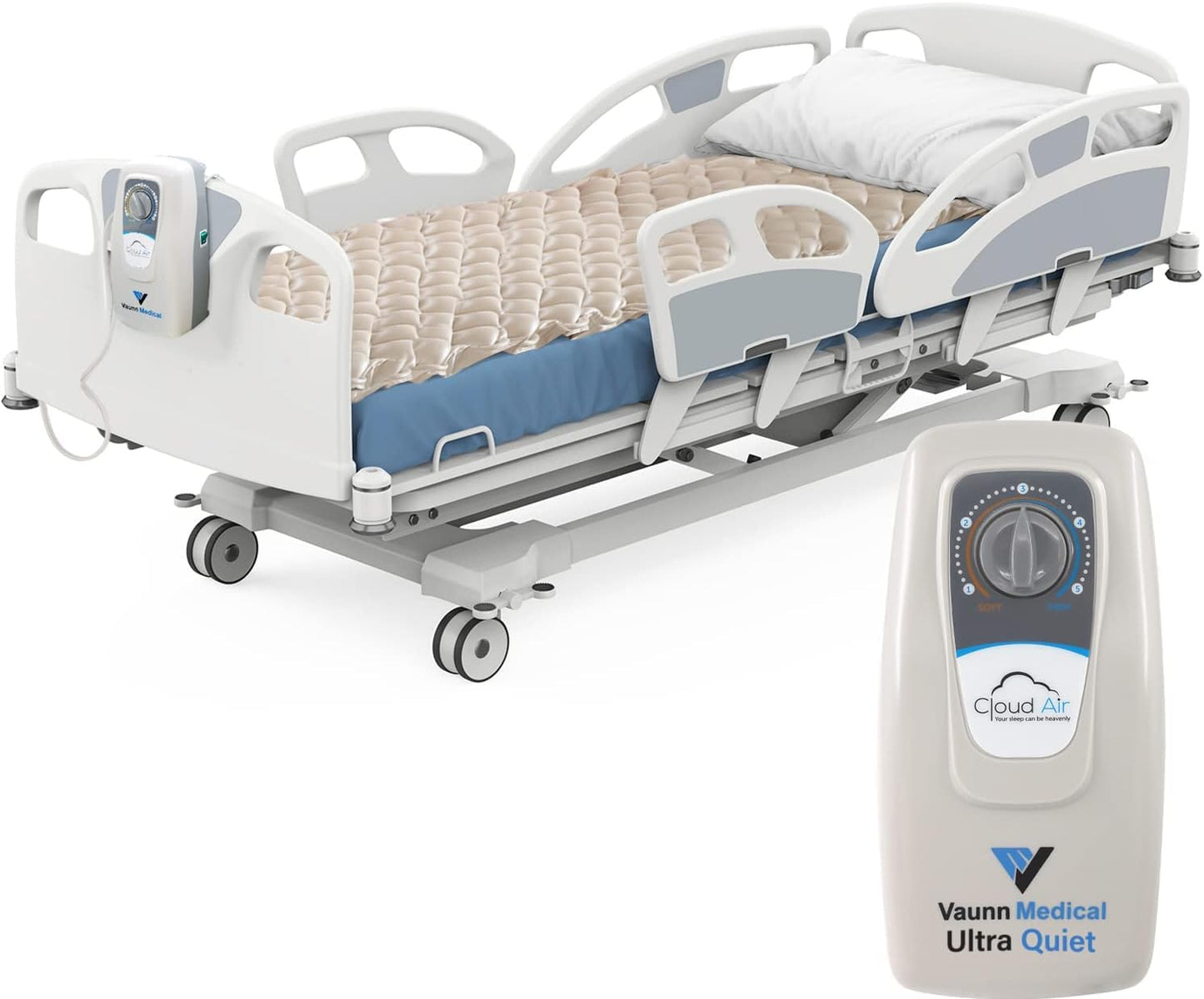 Vaunn Medical Cloud Air Whisper Quiet Mattress Topper for Relief