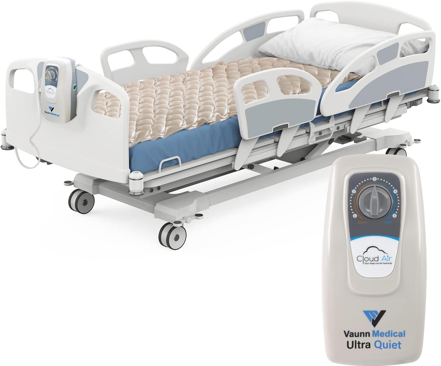 Vaunn Medical Cloud Air Whisper Quiet Mattress Topper for Relief
