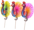 144x Peacock Cocktail Picks - Buffet Decor