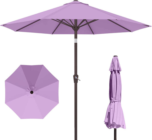 10FT Patio Umbrella with Push Button Tilt for Outdoor Use