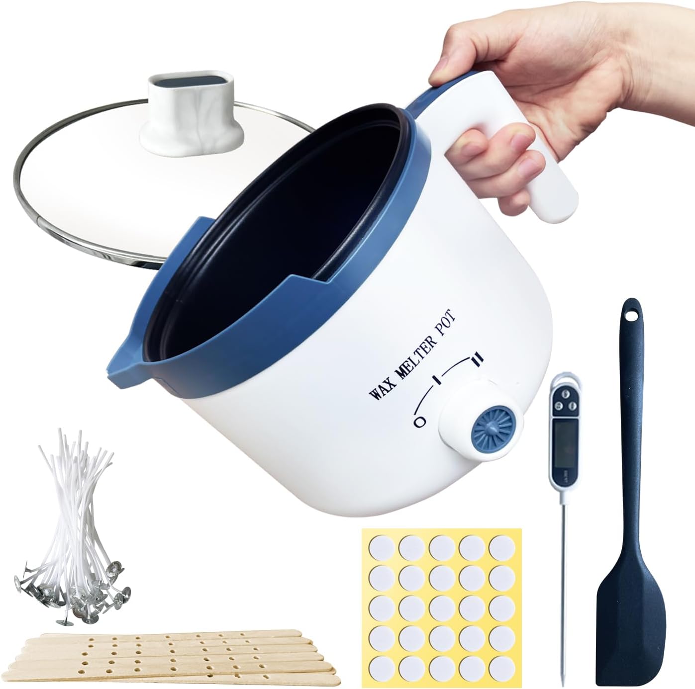 Ksedcon Wax Melter for Candle Making with Pouring Spout Kit