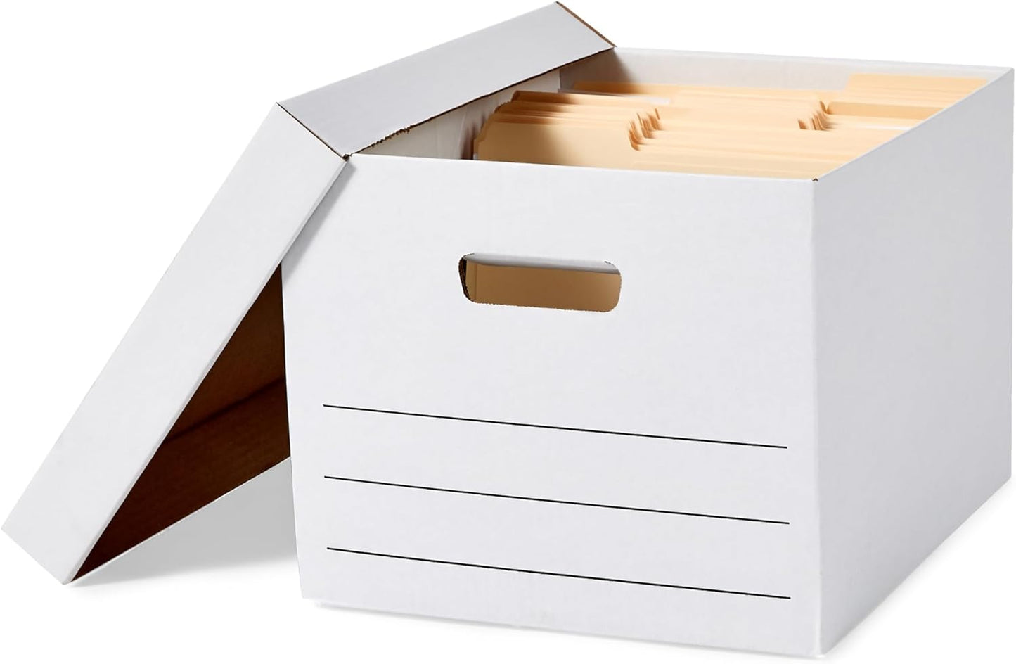 Medium Duty Storage/Filing Boxes for Organized Home or Office